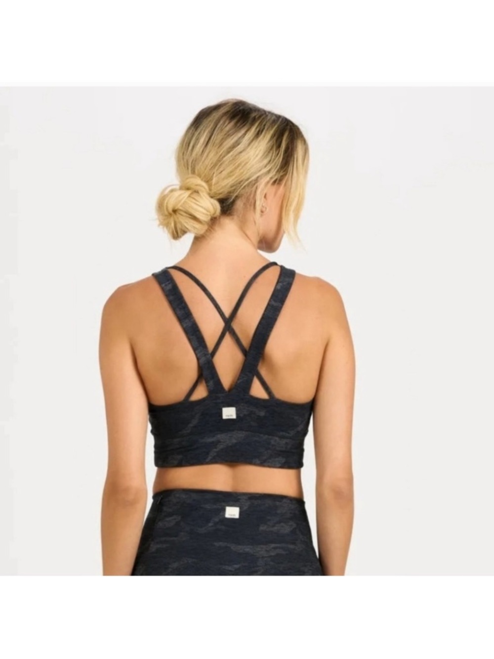 Vuori Elevation Juno Camo high neck Sports Bra Small - Picture 2 of 6
